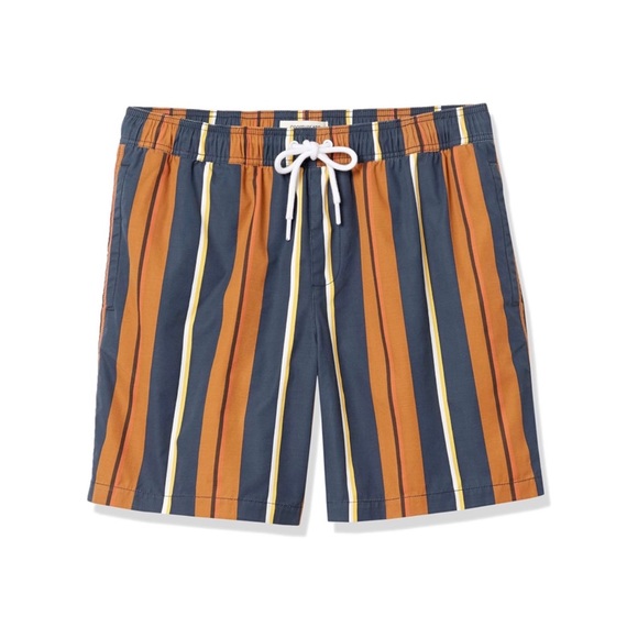 Goodthreads Men’s 7” Stripe Drawstring Swim Trunk XXL NWT - Picture 3 of 9